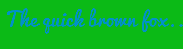 Image with Font Color 0191C8 and Background Color 0BBA16